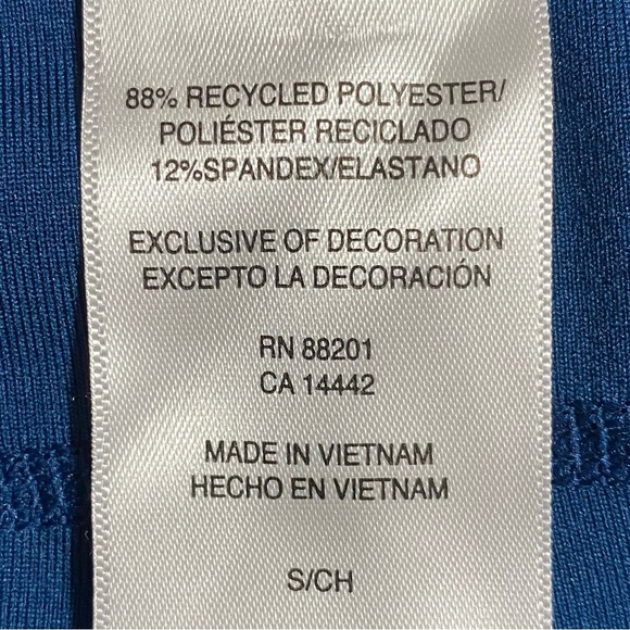 Mondetta High Waist Active Legging S Teal Side Pockets Mesh Moisture Wicking NWT - Picture 12 of 13